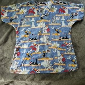 Looney Tunes (Warner Bros) Scrub Top